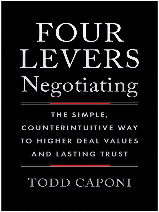 Cover image for Four Levers Negotiating
